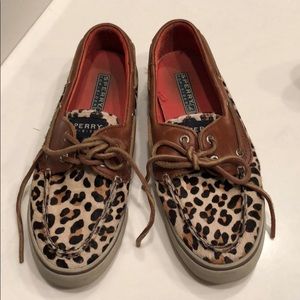 Women’s leopard print Sperry’s